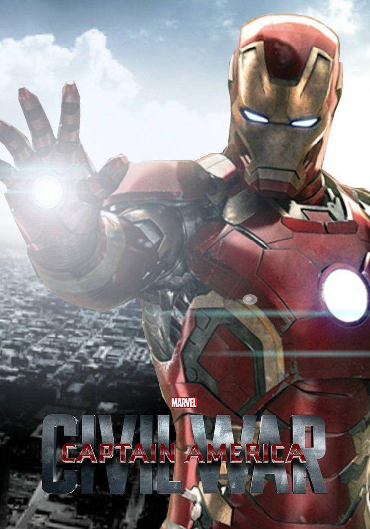 Captian America Civil War Iron Man Poster
