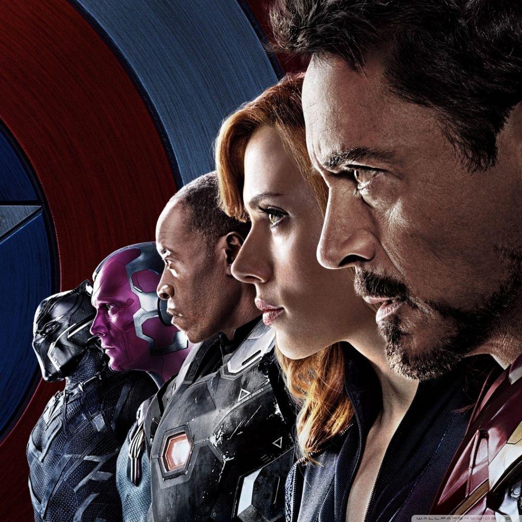 Captain America Civil War Iron Man Team ❤ 4K HD Desktop Wallpaper