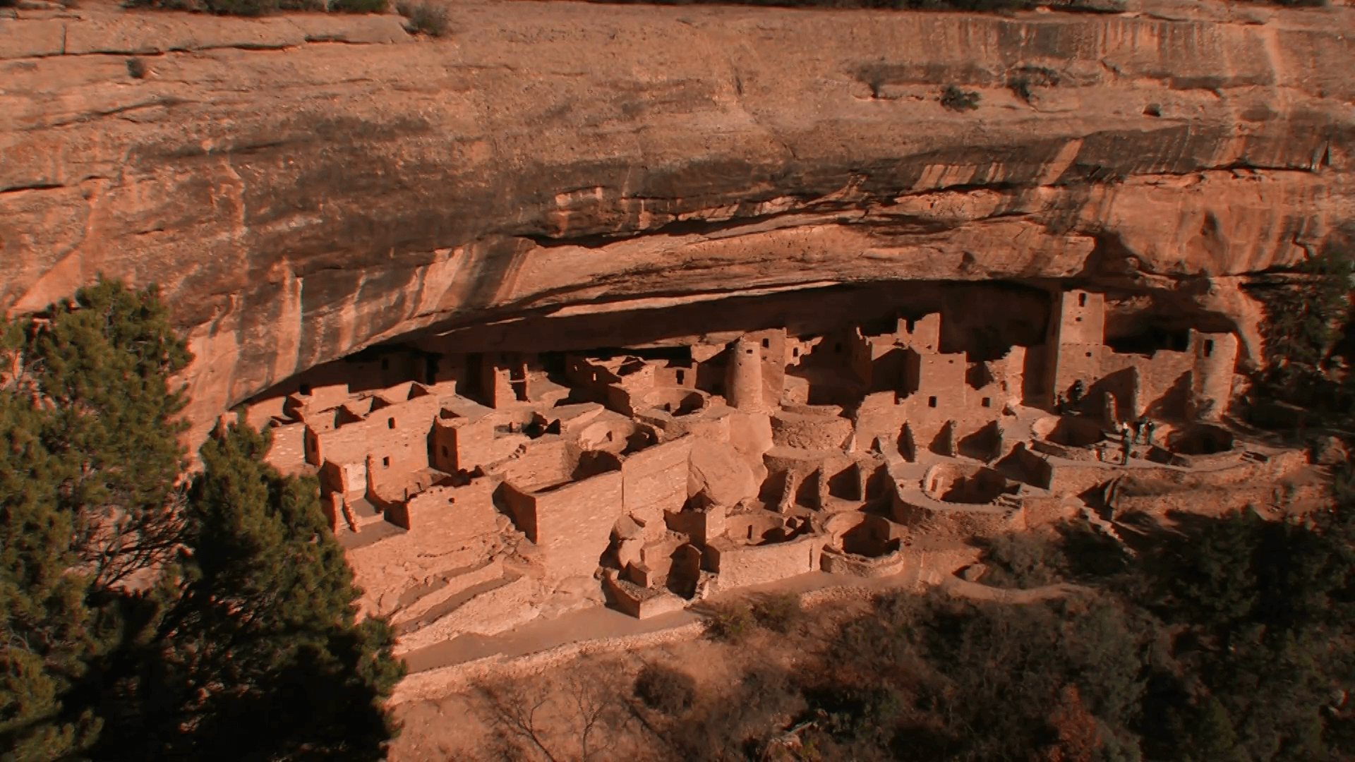American Indian dwellings at Mesa Verde National Park in Colorado