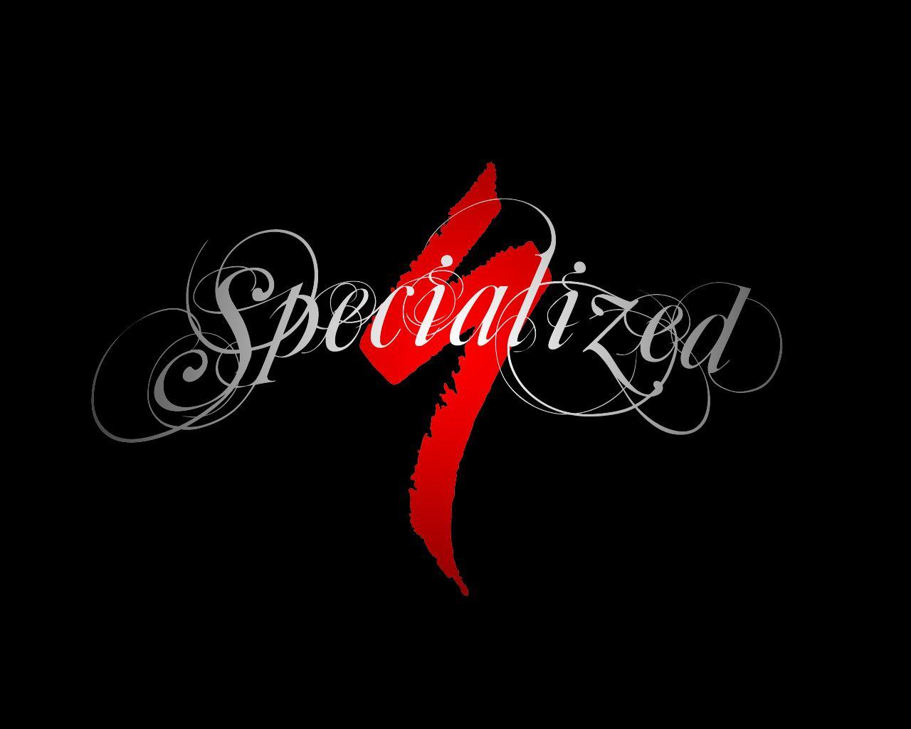 Specialized black logo wallpaper for PC