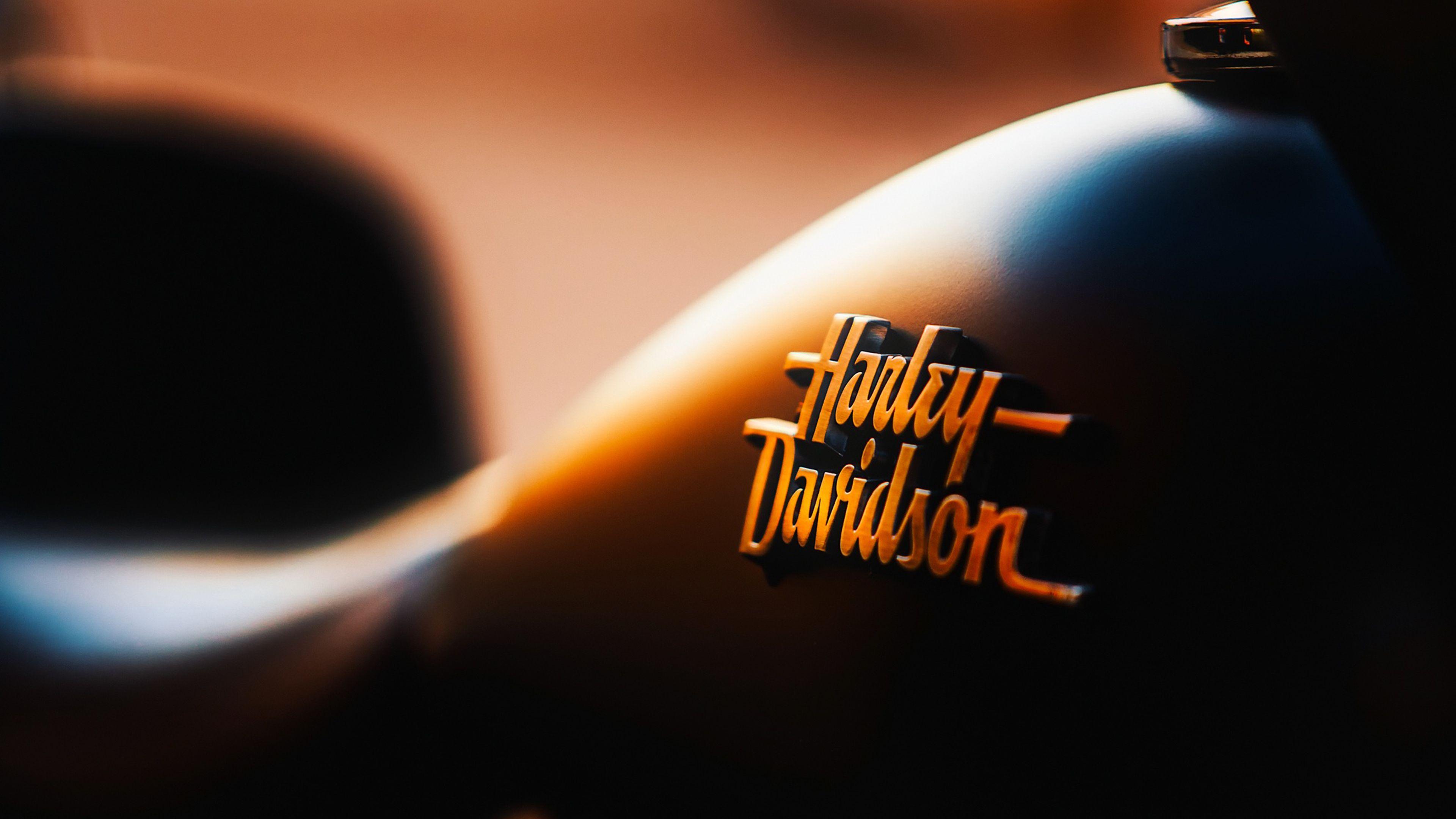 Harley Davidson Bike Logo Wallpaper Background HD 62960 3840x2160