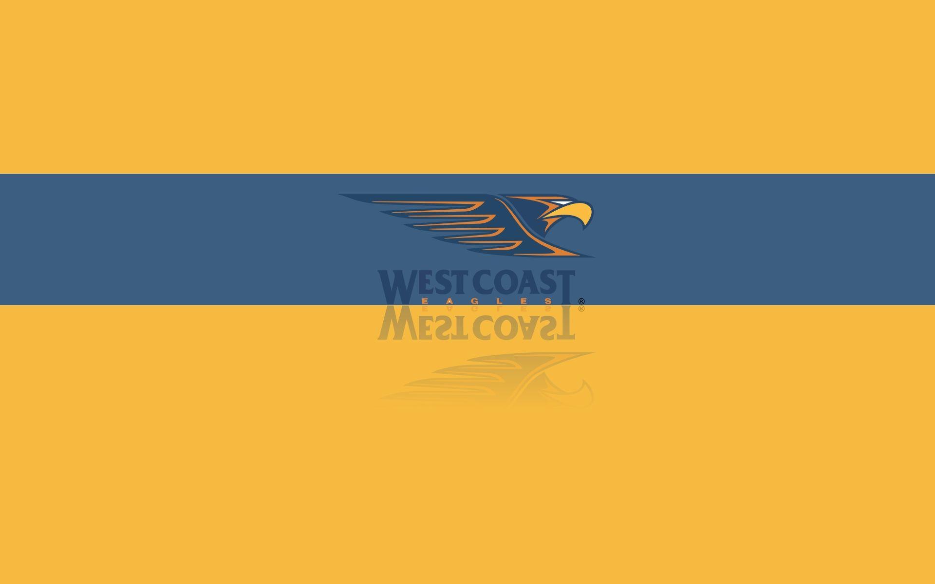 West Coast Eagles FC wallpaper, desktop background with team logo