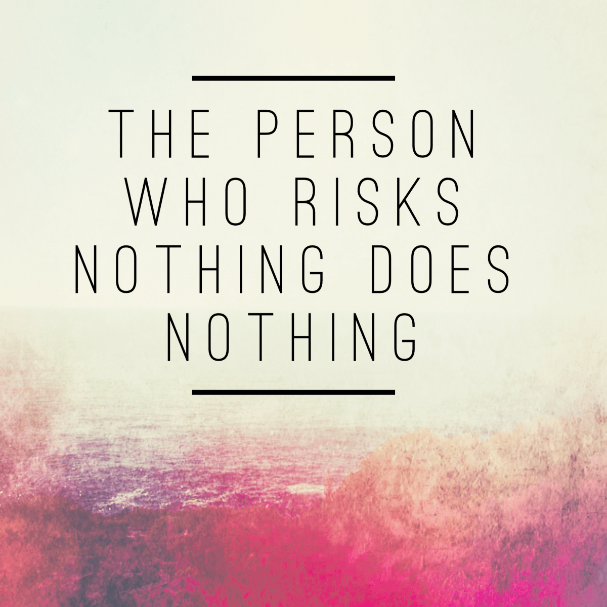 Risk Quote. HD Motivation Wallpaper for Mobile and Desktop