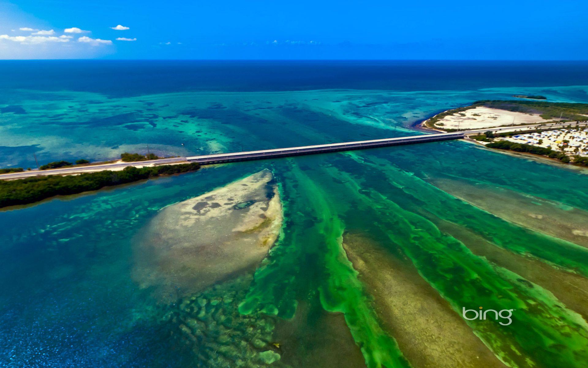 Bing Automatic Wallpaper.. Seven Mile Bridge, Florida Keys