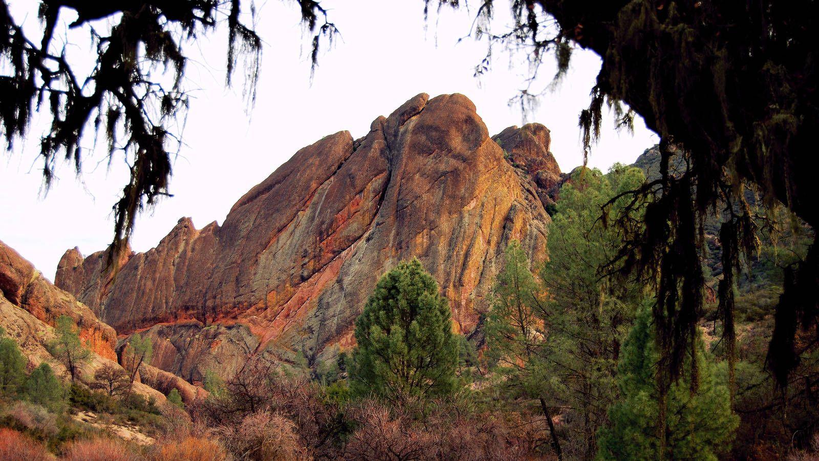 Pinnacles National Park, California-Pinnacles used to be located