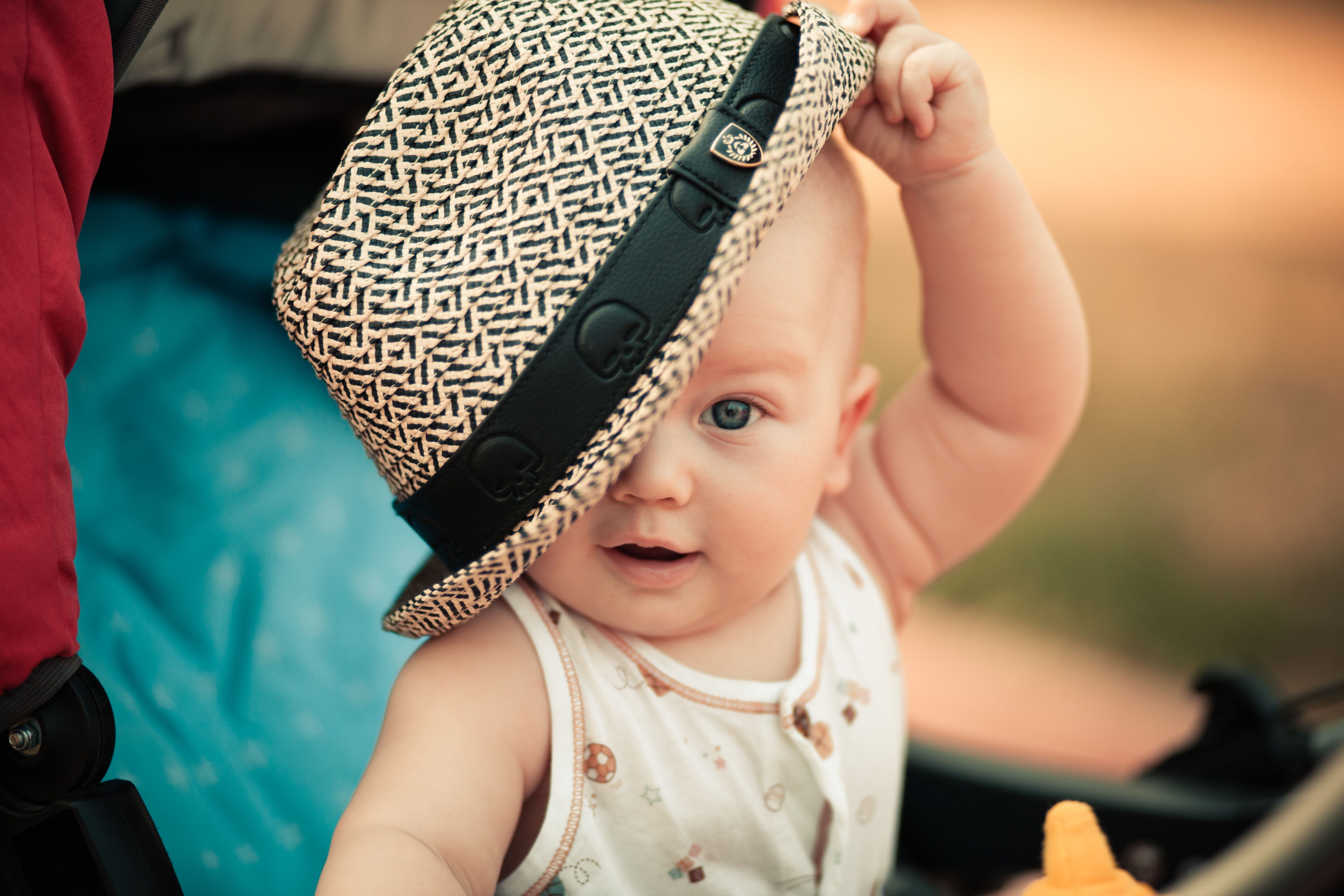 Wallpaper, hat, baby, beanie, happiness, skin, child, girl, beauty, smile, fun, cap, headgear, headpiece, portrait photography, fashion accessory, toddler, hair accessory 5616x3744