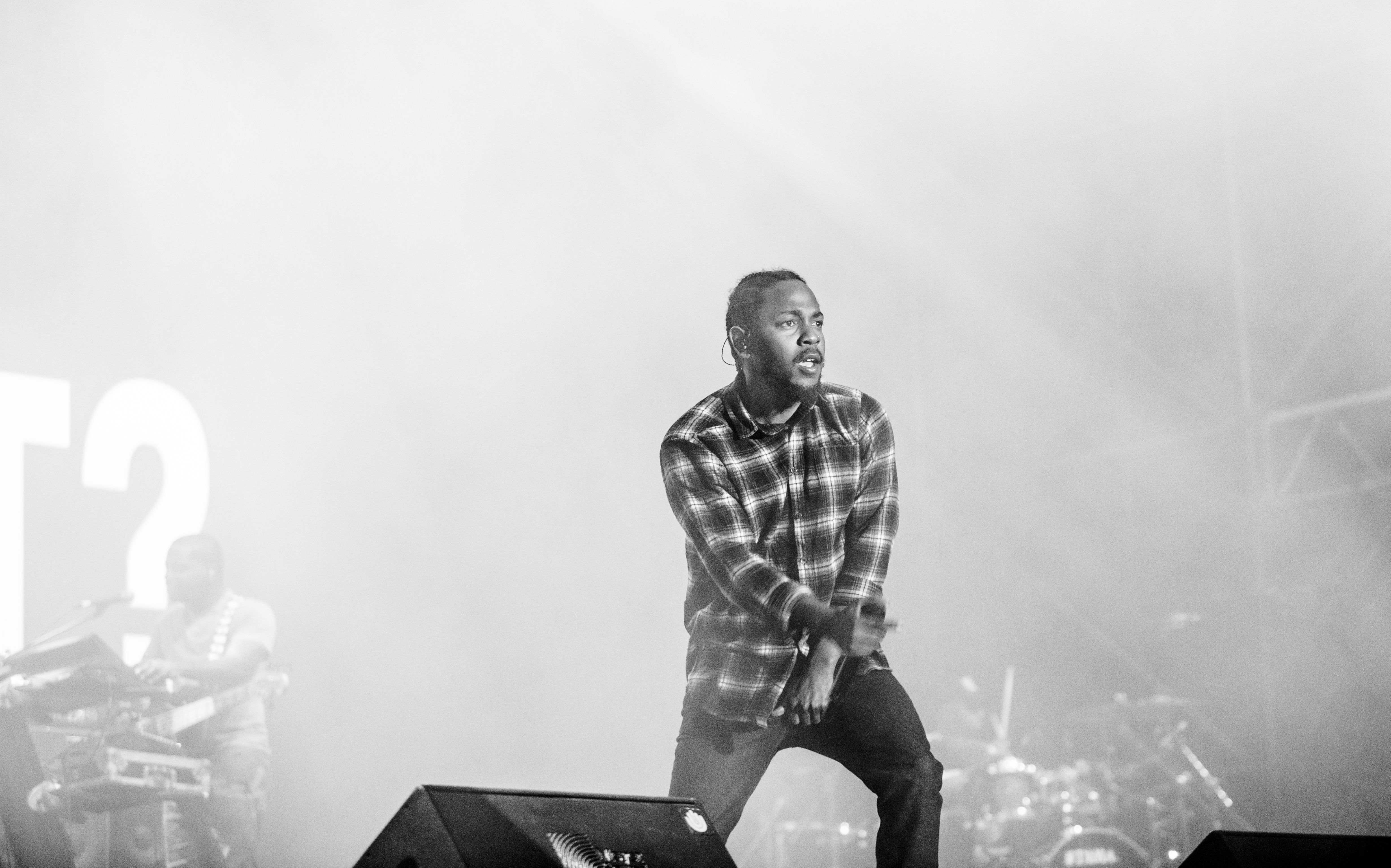 Kendrick Lamar Monochrome, HD Music, 4k Wallpaper, Image