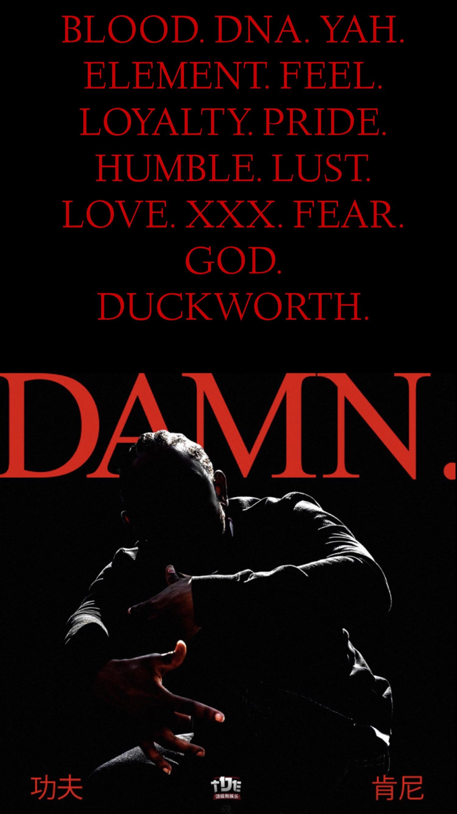 I Turned U ROBxC Awesome DAMN. Cover Into A IPhone Wallpaper. All