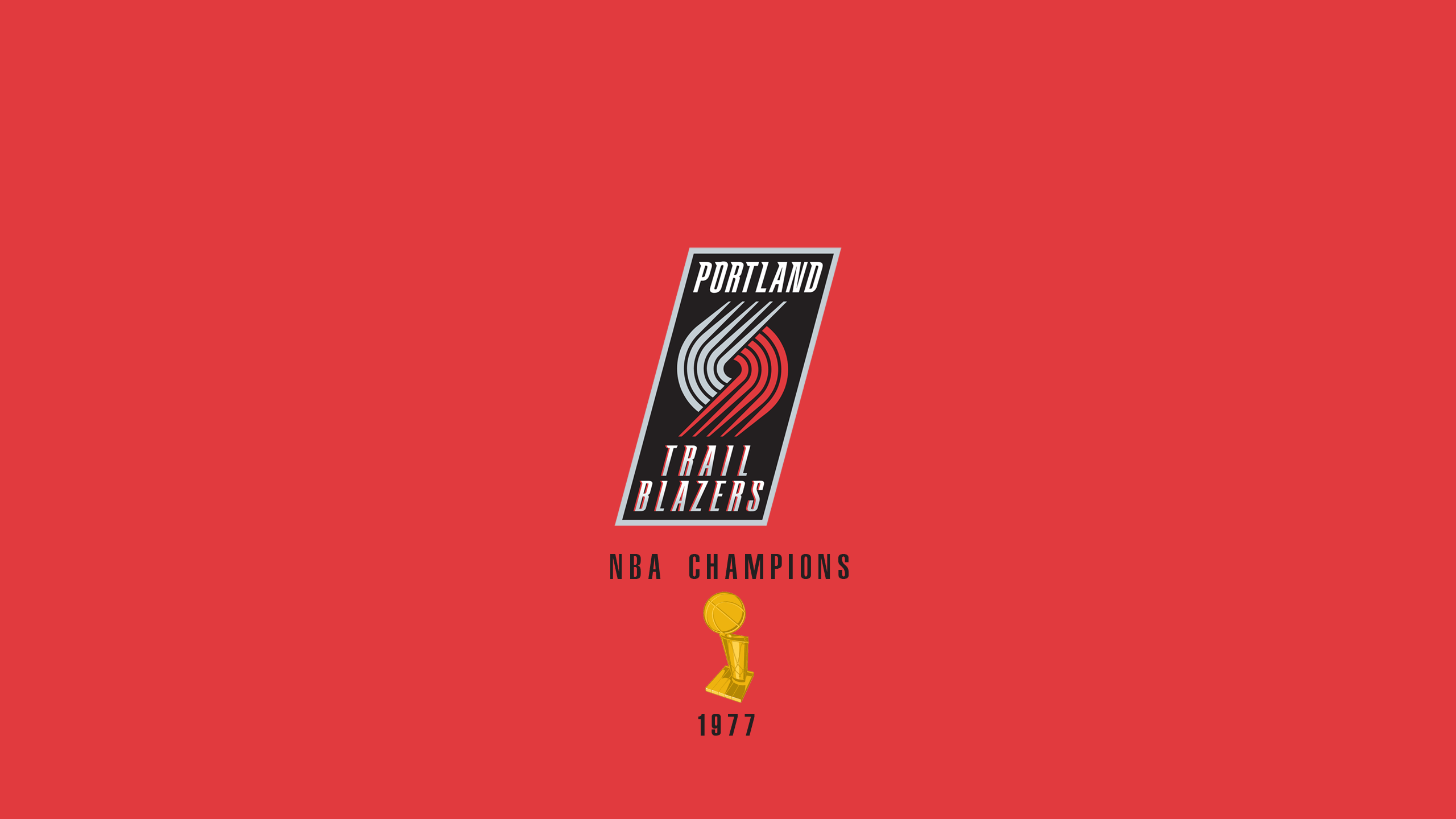 Portland Trail Blazers Logo NBA Champions wallpaper 2018 in Basketball