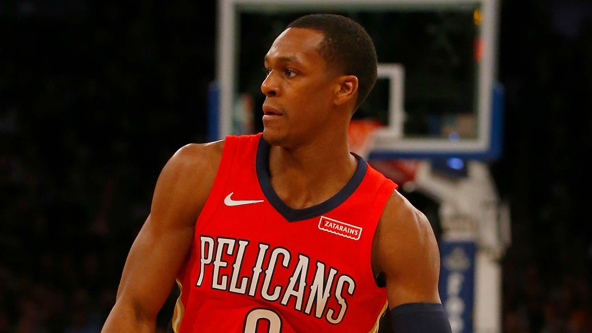 Pelicans PG Rajon Rondo to miss game vs. Rockets with sprained