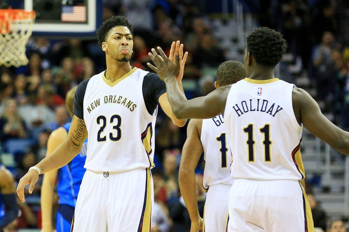 Jrue Holiday might finally join Anthony Davis in the starting