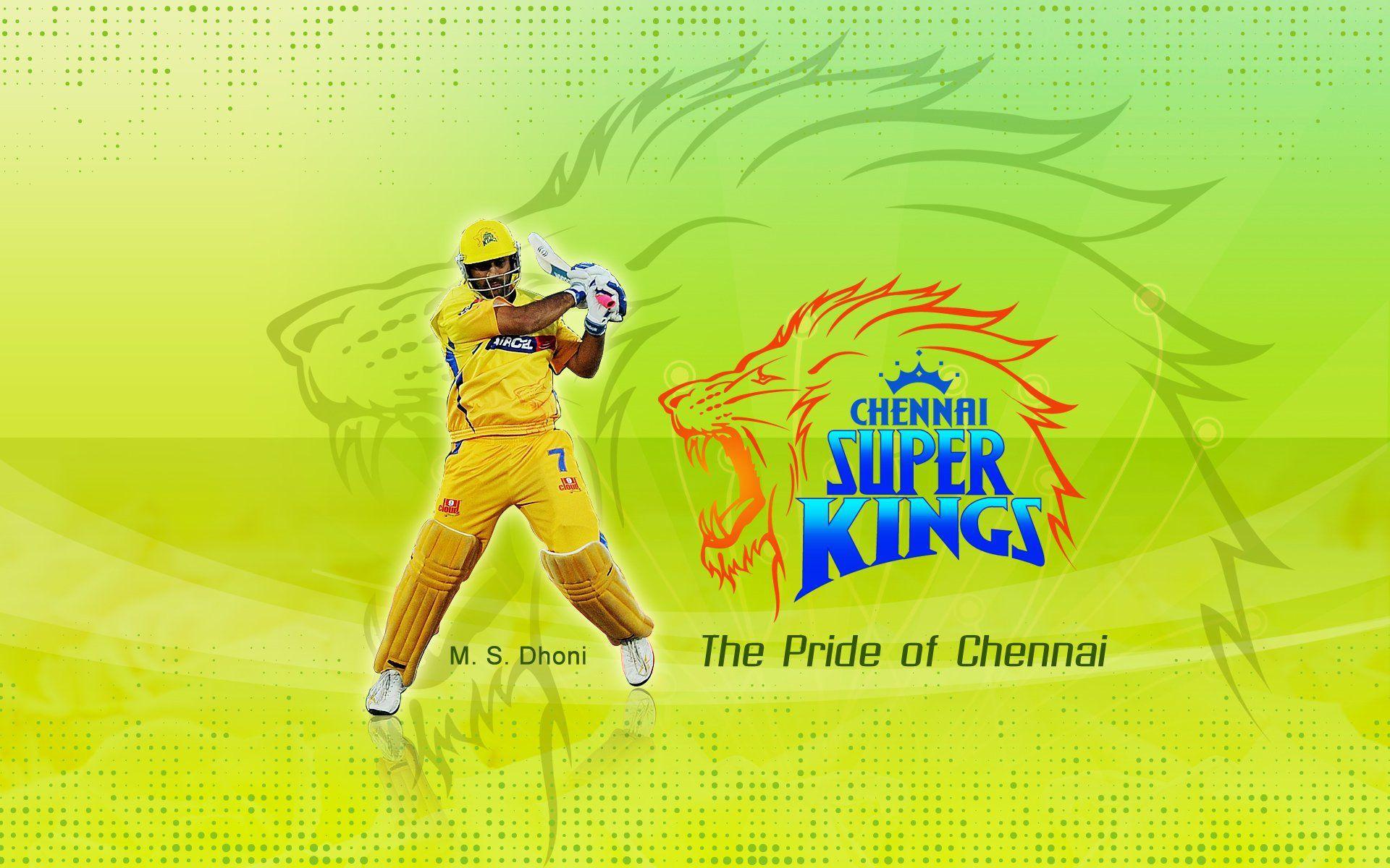 Csk Chennai Super Kings Logo Ms Dhoni Ipl The Pride Of Chennai