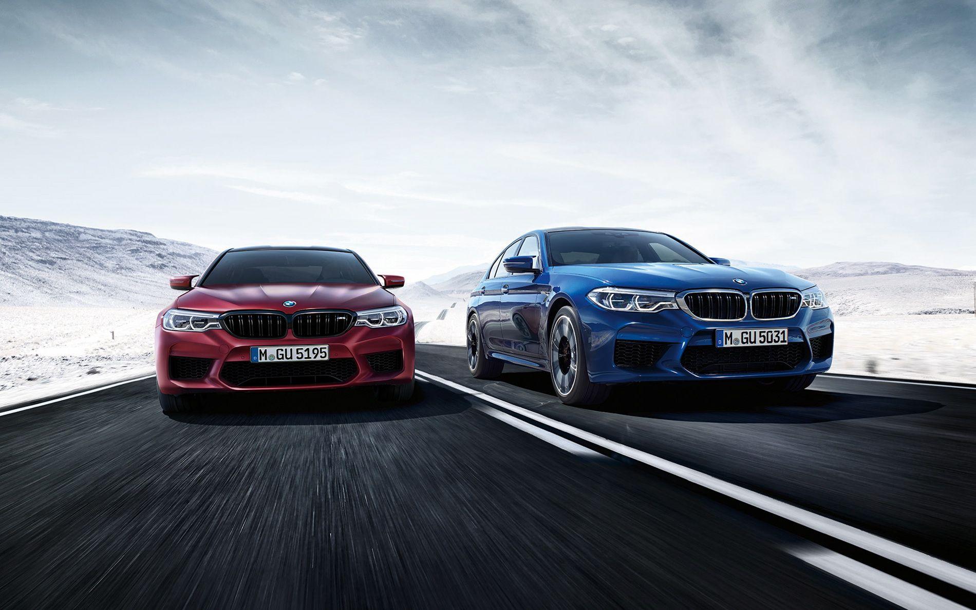 Download wallpaper of the new 2018 BMW F90 M5
