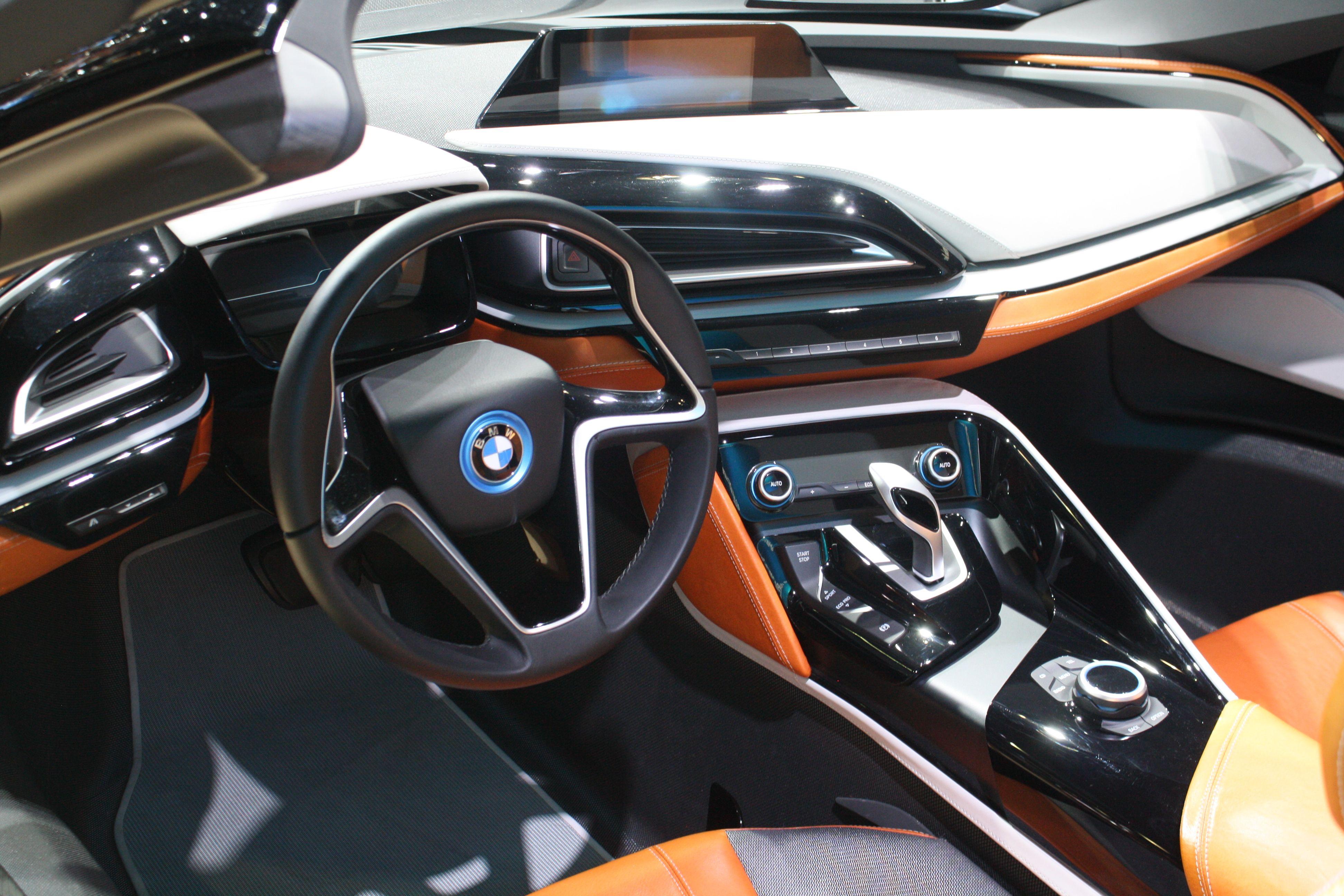 BMW i8 Roadster Concept Interior LA Auto Show