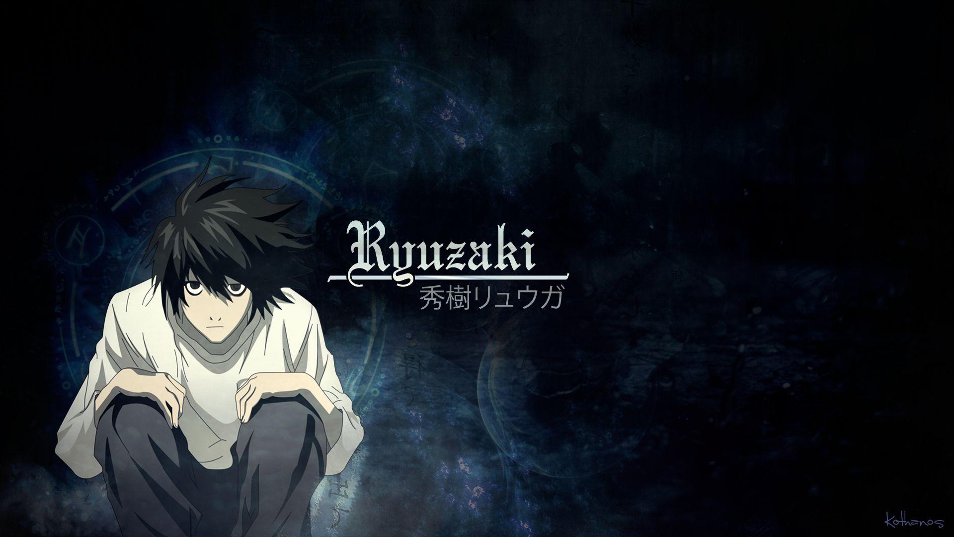 Ryuzaki wallpaper (Lock screen) edit.