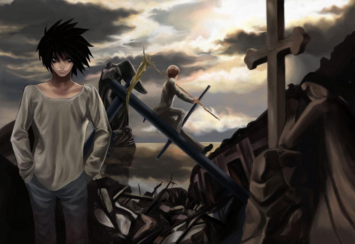 Smiling Ryuzaki Wallpaper Download