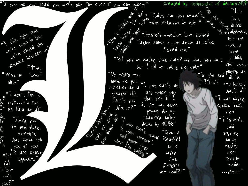 Death Note Wallpaper: Ryuzaki ( L ) by KaoruCutiepie on DeviantArt