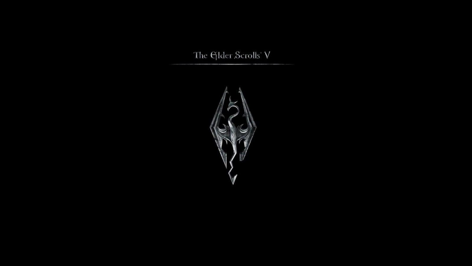 Skyrim The Elder Scroll Logo Wallpaper Quality