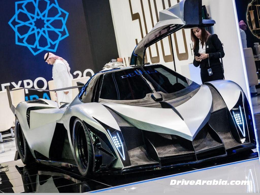 Devel Sixteen Made in Dubai fantasy supercar on video