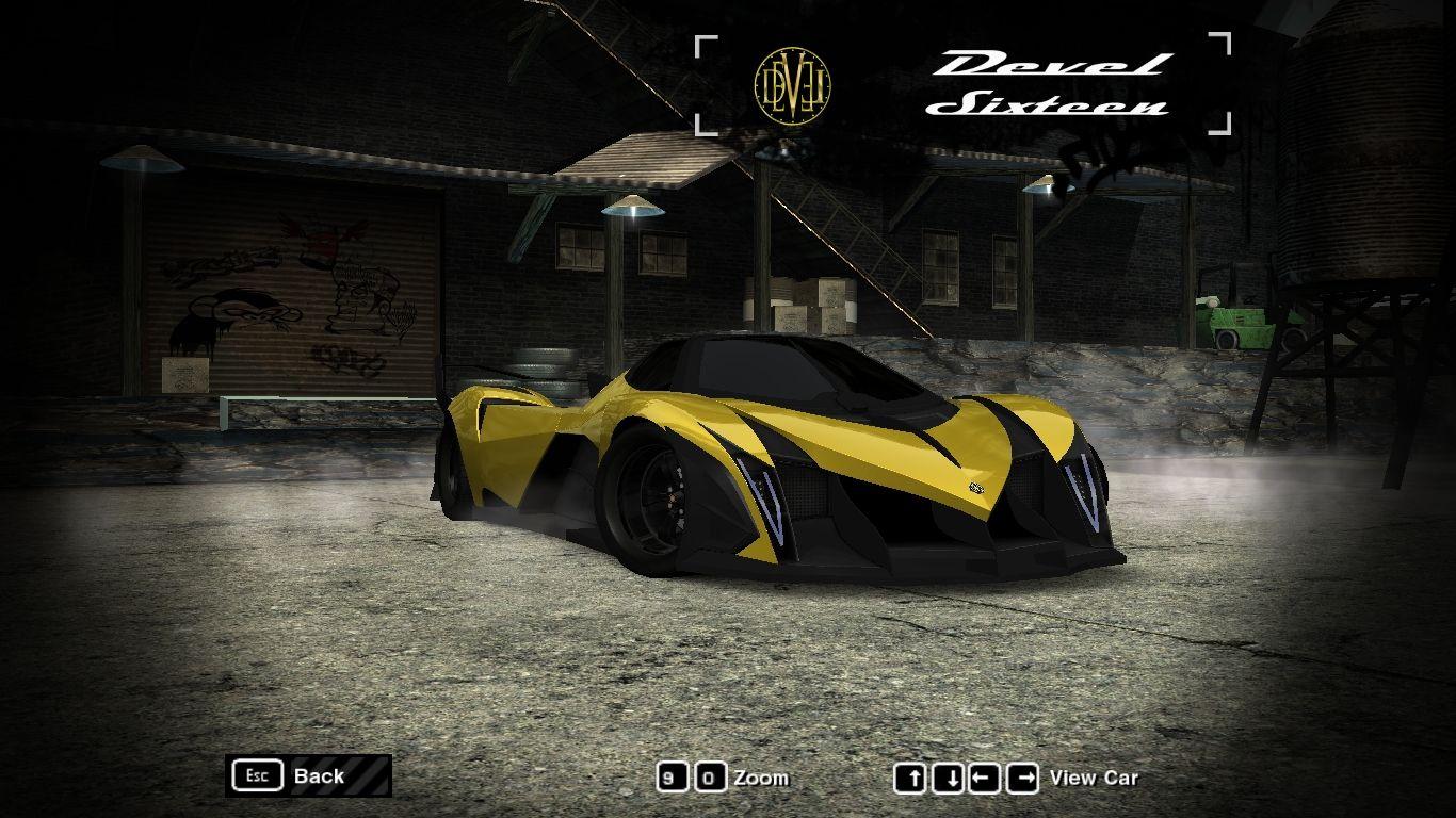 Need For Speed Most Wanted Various Devel Sixteen Prototype