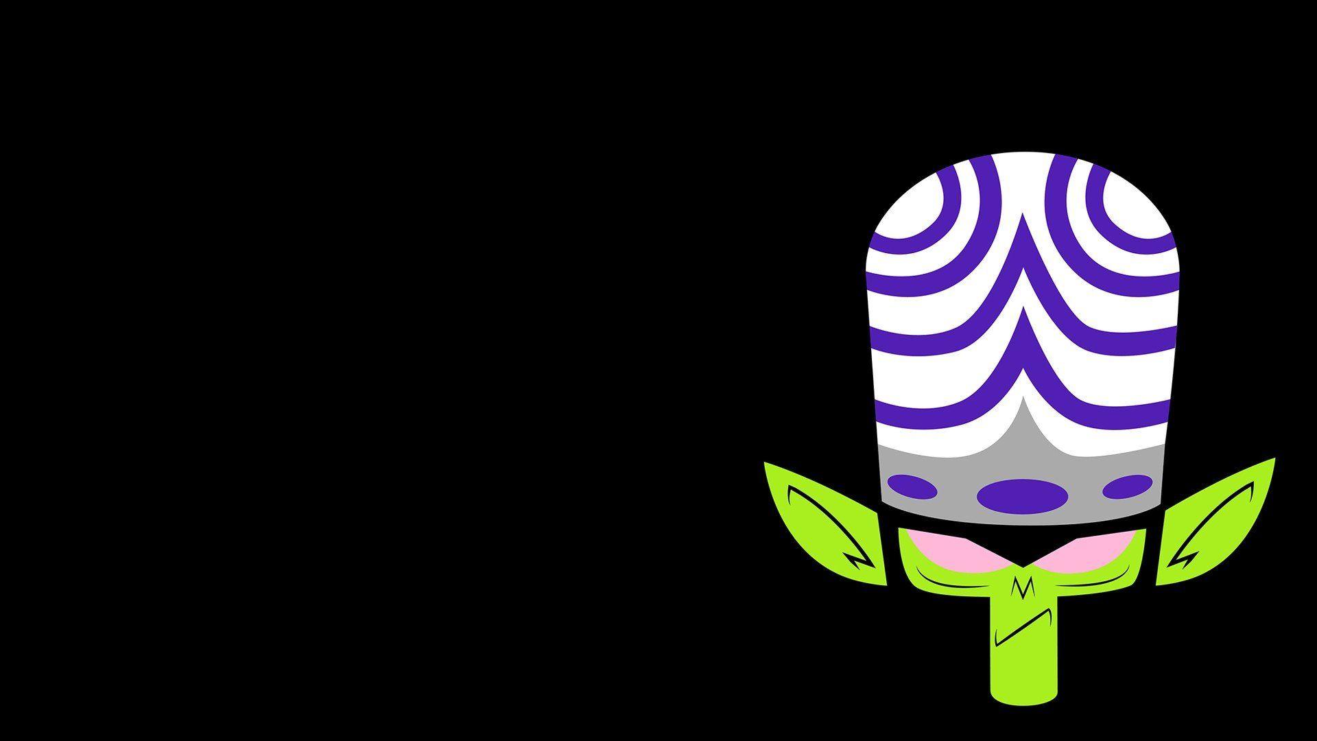 Mojo Jojo, Powerpuff Girls, Villains, Minimalism, Solid color