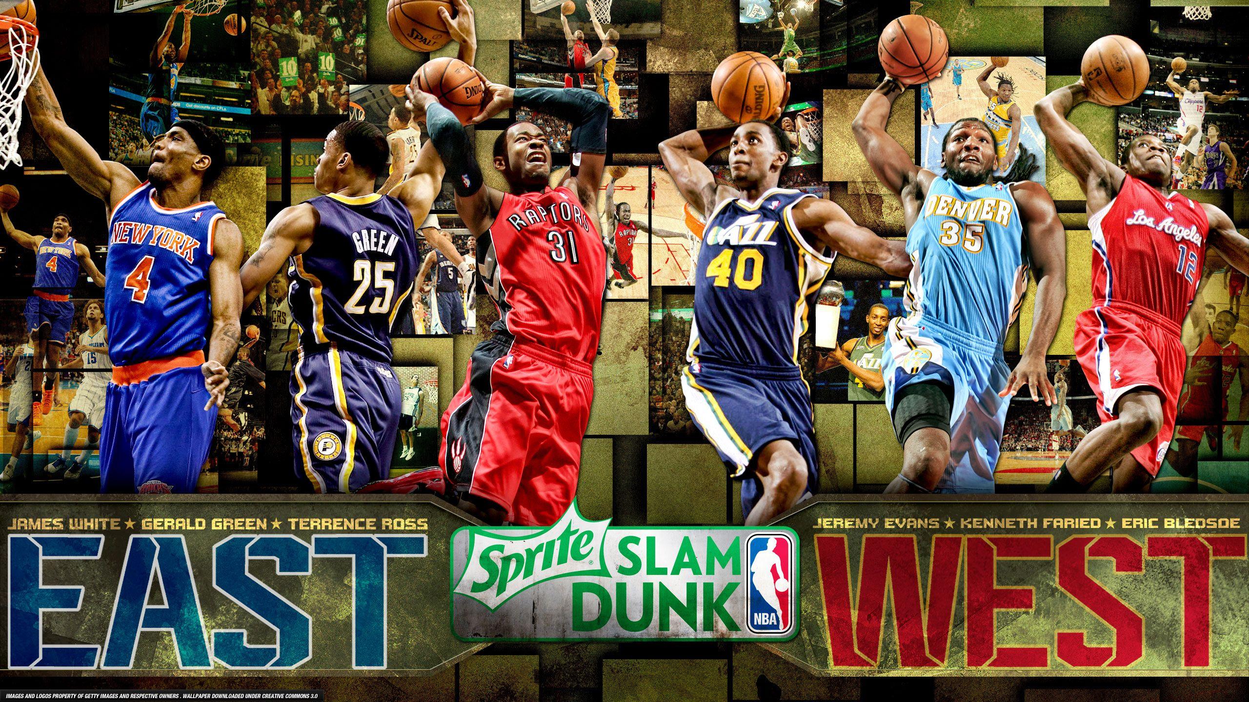NBA Slam Dunk Contest 2560×1440 Wallpaper. Basketball