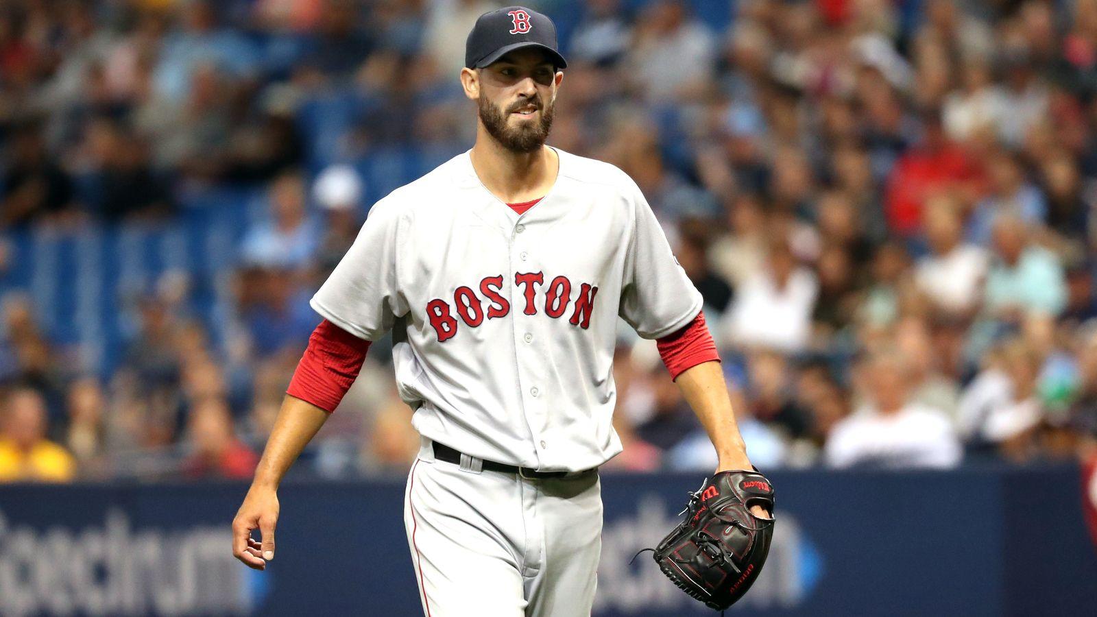 Rick Porcello Continues No Hit Bid Despite Rain Delay
