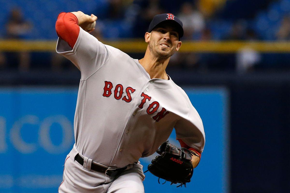 Rick Porcello is the second Boston player of the season to throw