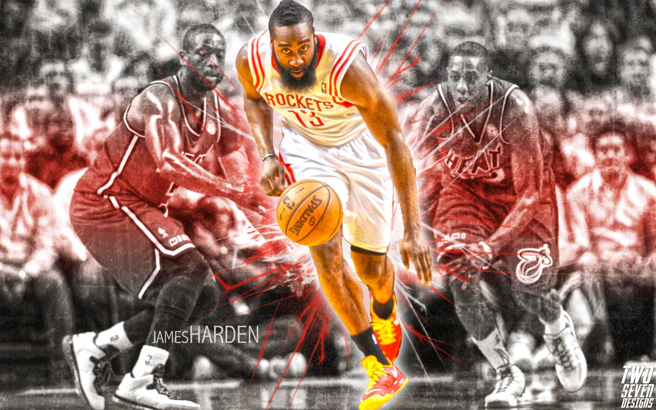 James Harden Rockets HD Basketball
