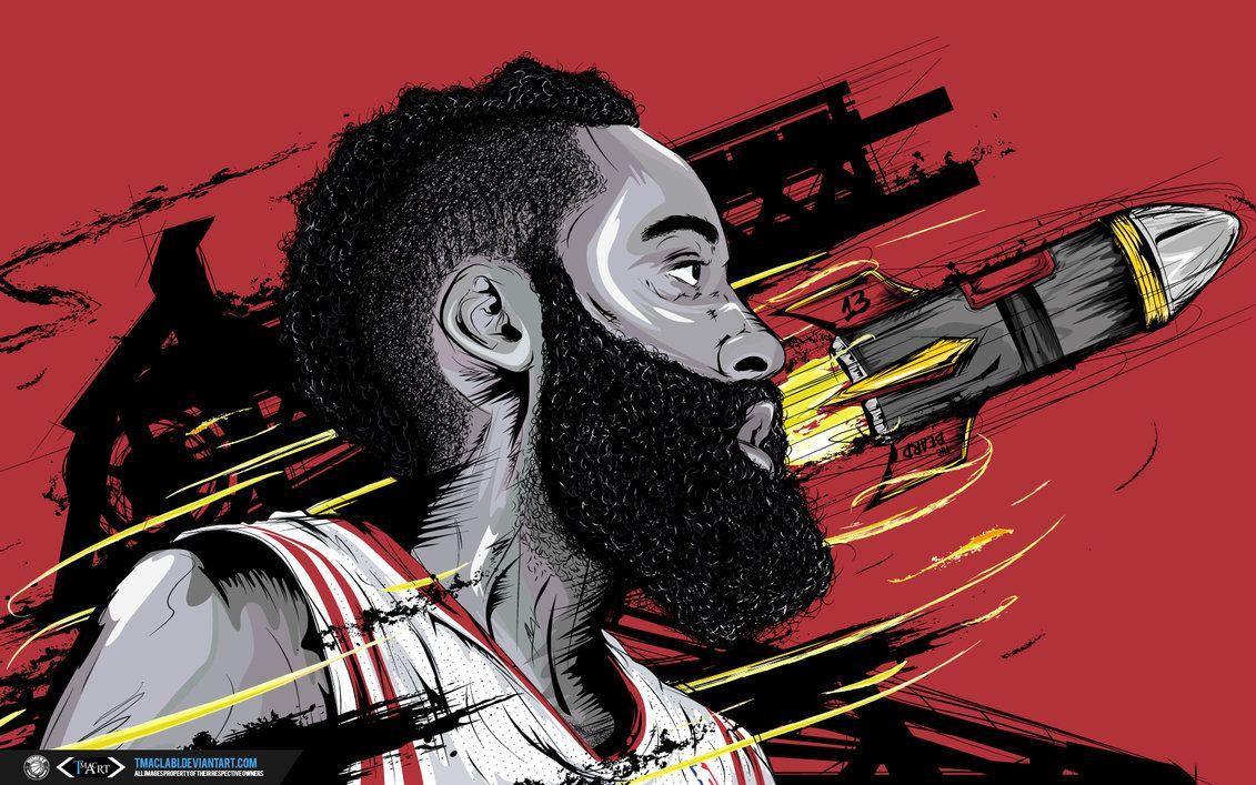 James Harden The Rocket Wallpaper