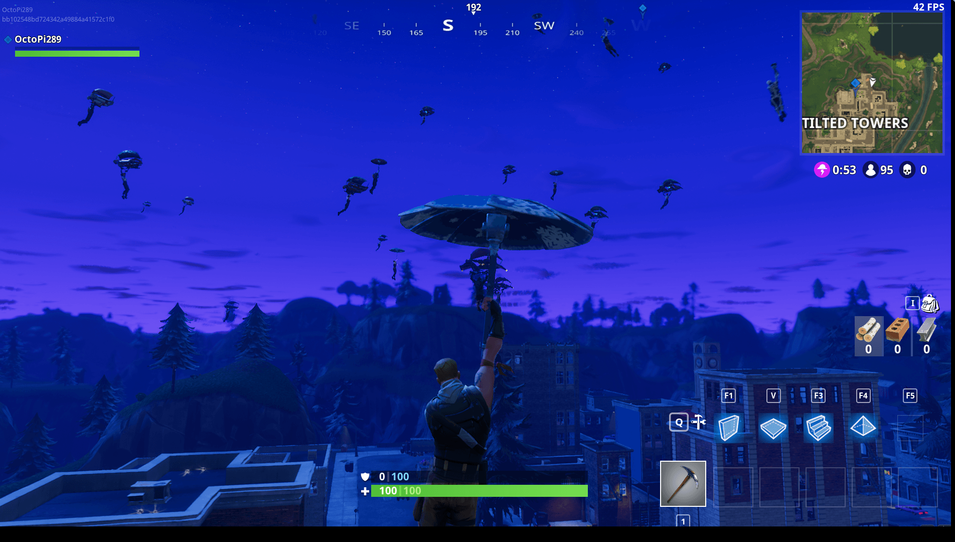 First Drop at Tilted Towers