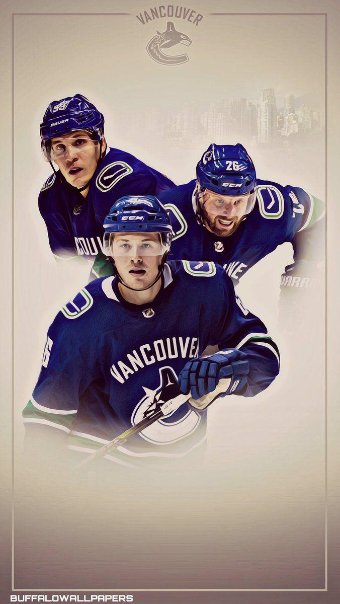 Download Icy Vancouver Canucks Background Wallpaper