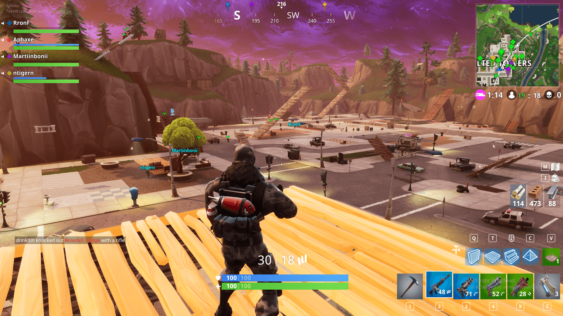 Tilted Towers Didn't Spawn for pro Fortnite