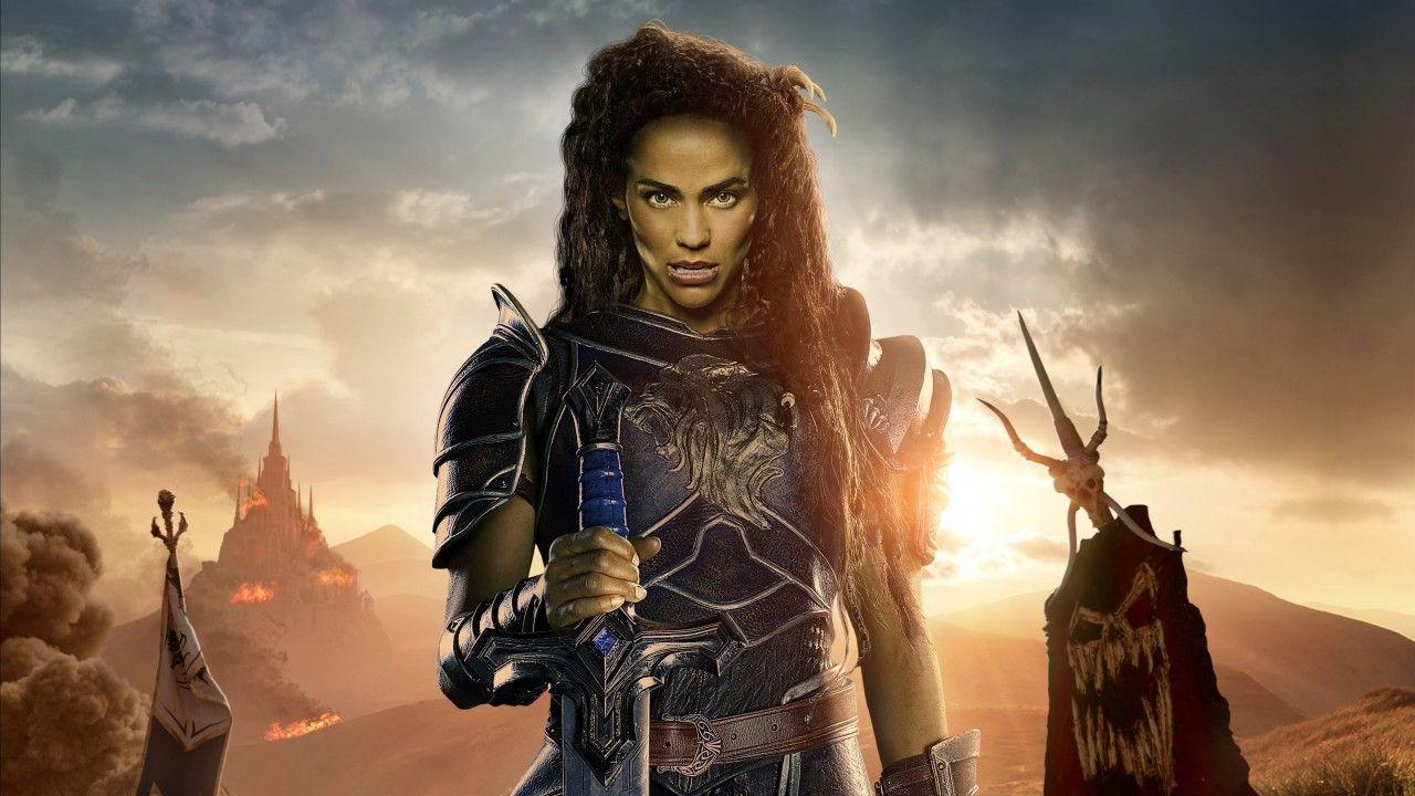Wallpaper Paula Patton, Garona, Warcraft, The Beginning, 4K