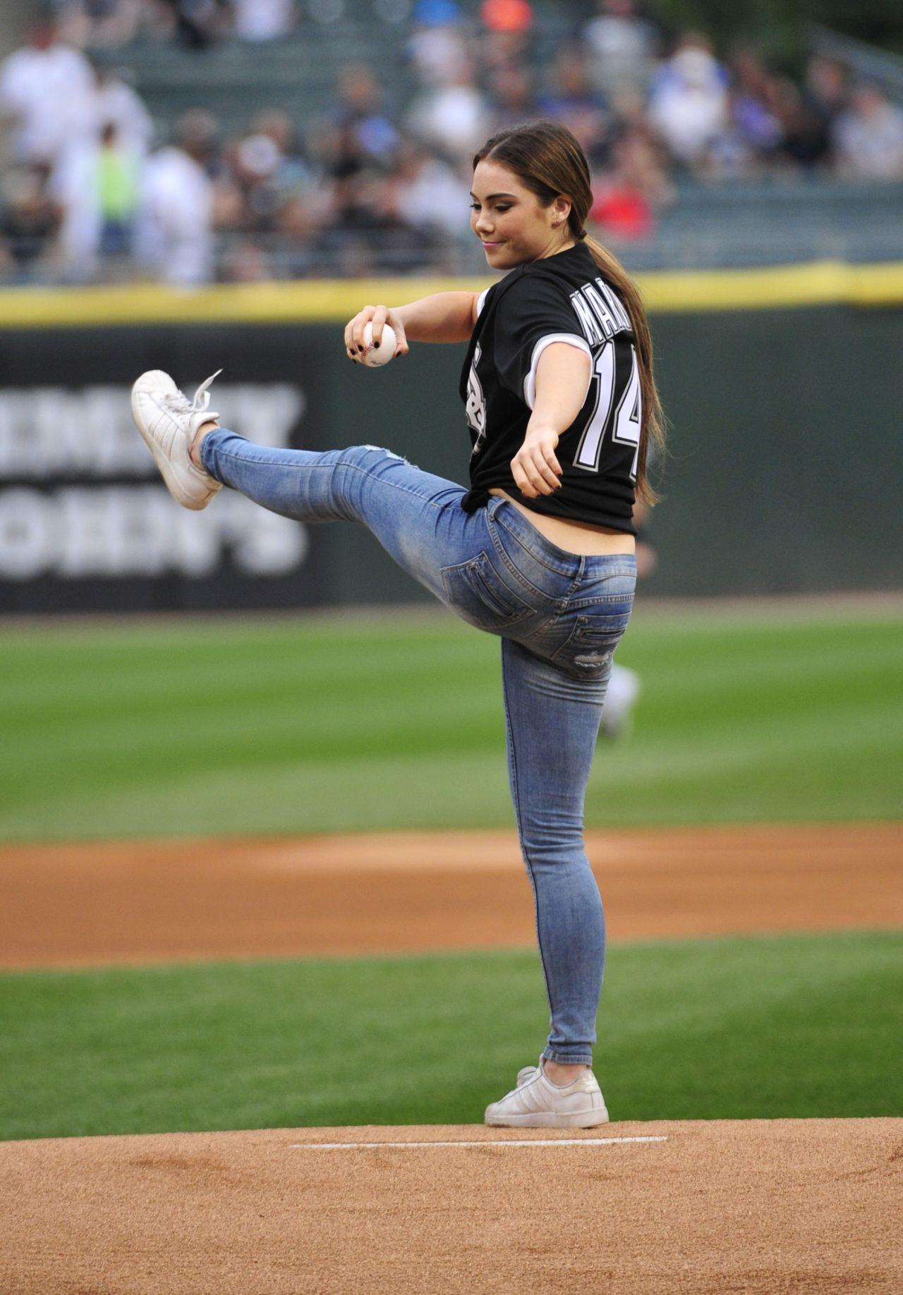 Maroney Pitch at Chicago White Sox Game