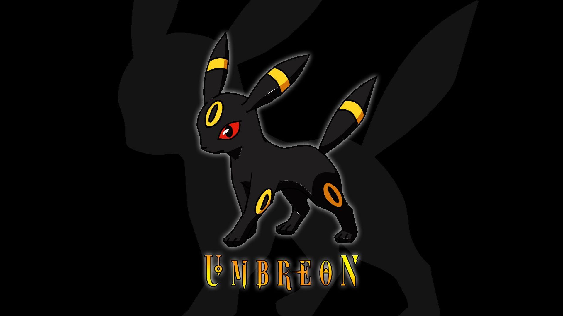 pokemon umbreon eeveelutions black background 1920x1080 wallpaper