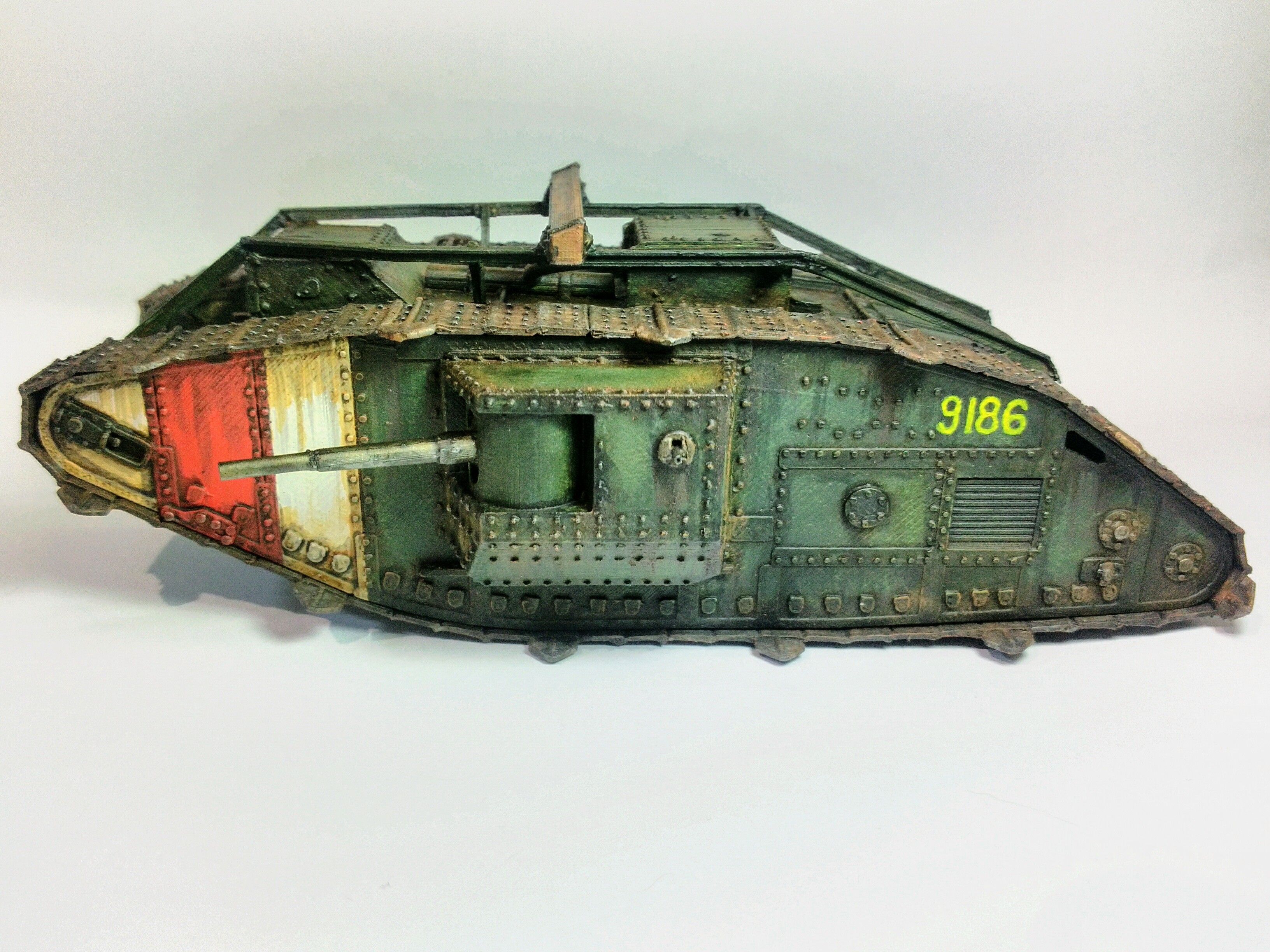 3D Print of the Mark V Landship tank from Battlefield 1