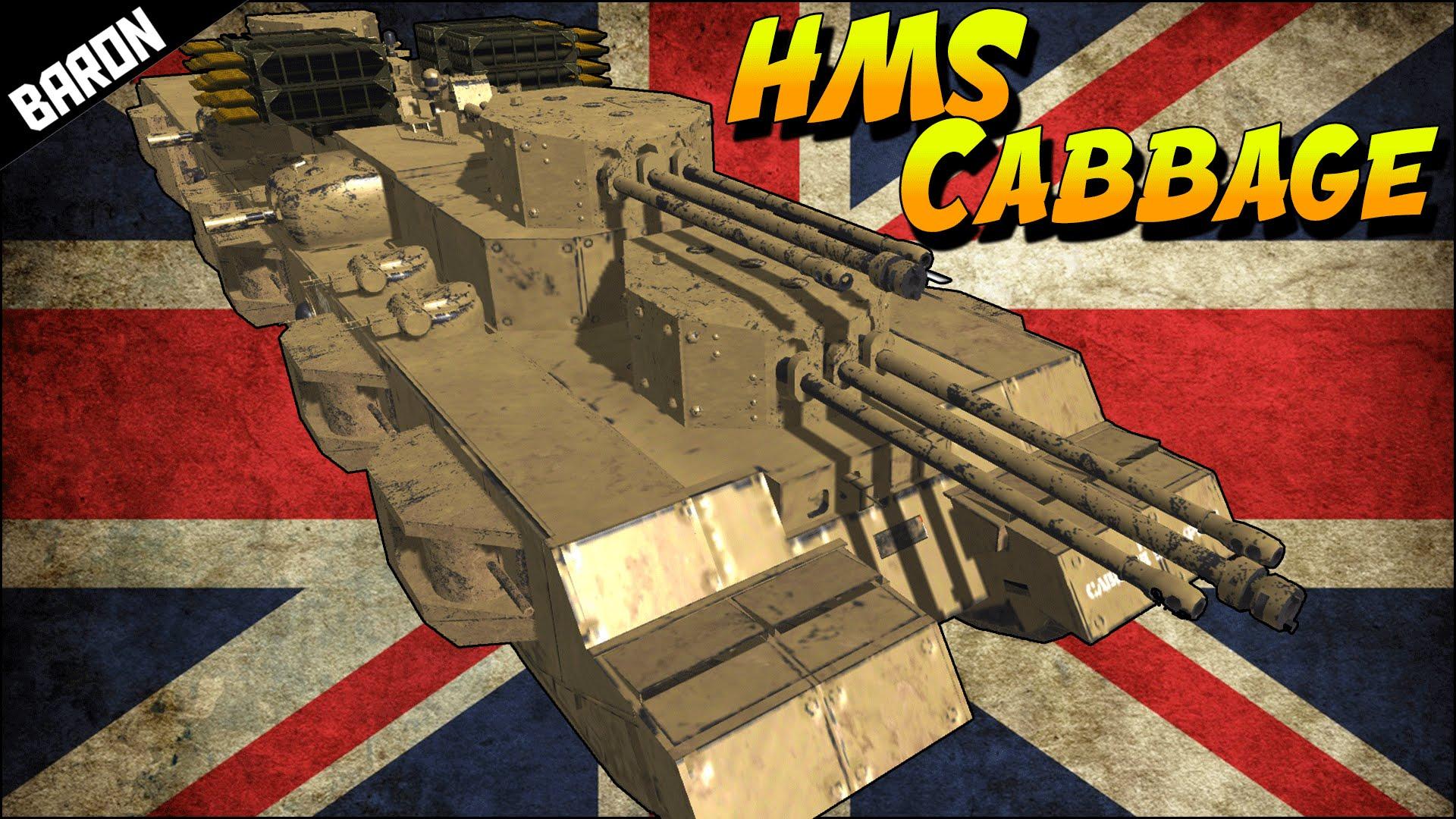 HMS Cabbage SUPER TOG II LANDSHIP Men of War Assault Squad 2