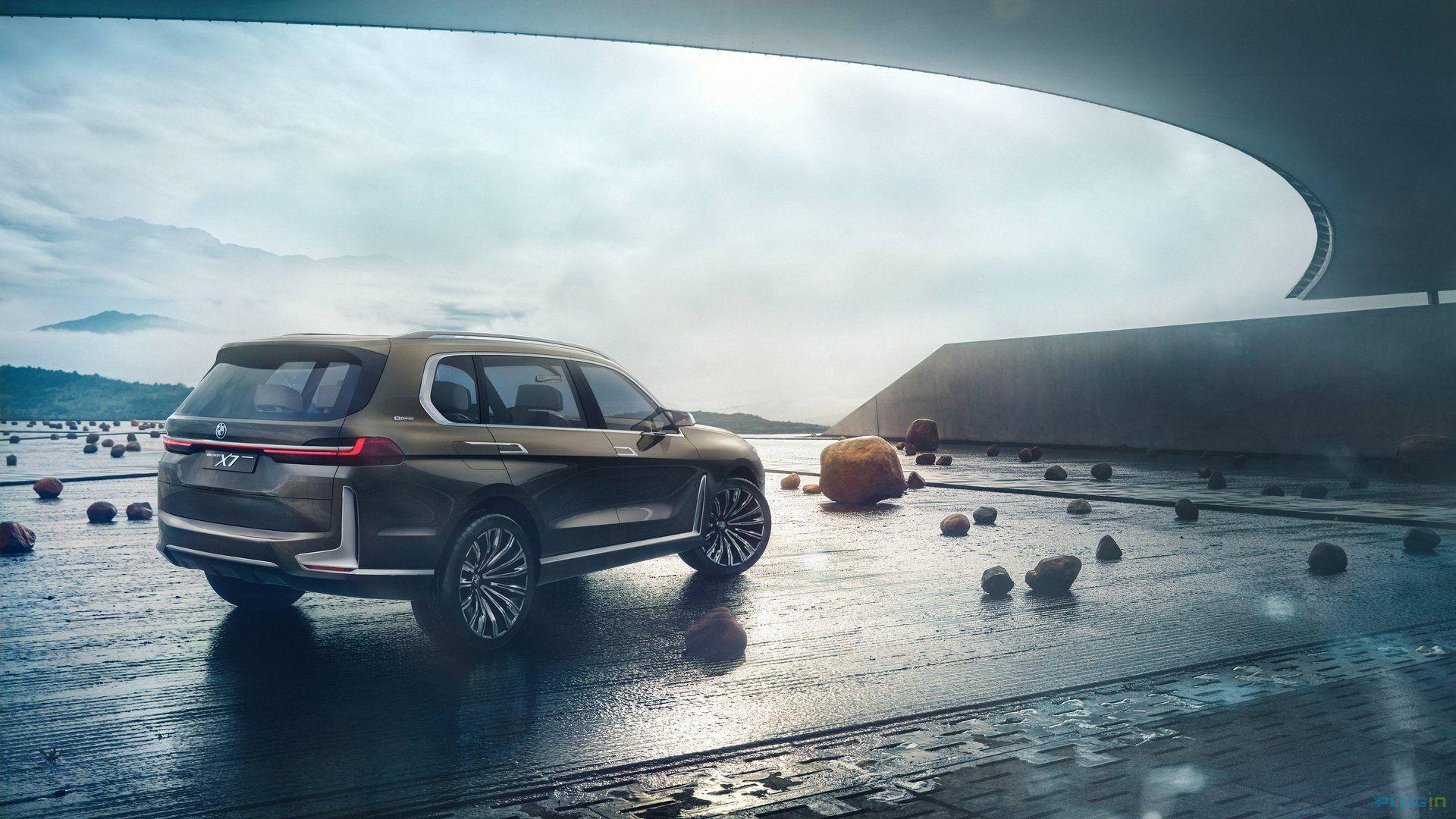 BMW X7 at first just with IC engines; hybrid comes later