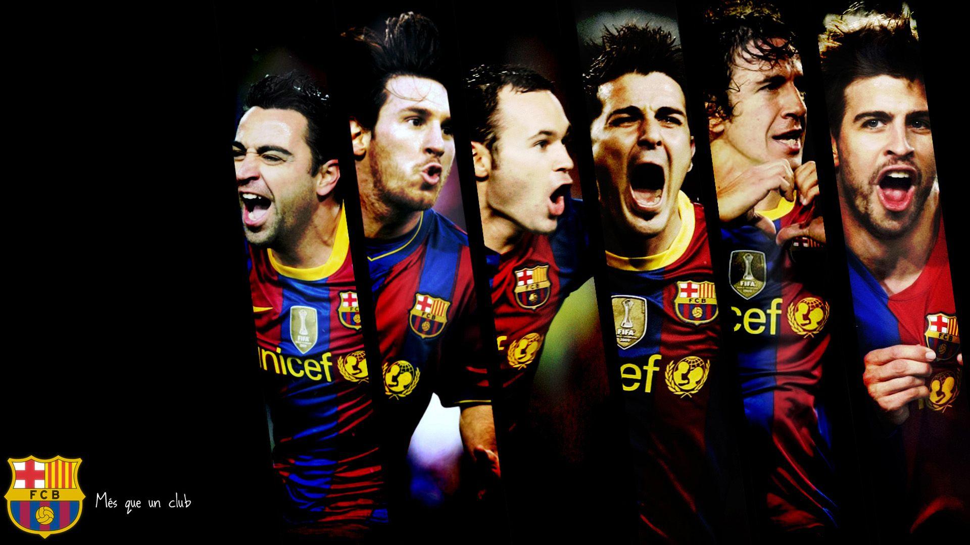 Barcelona Team Players Wallpaper Wallpaper