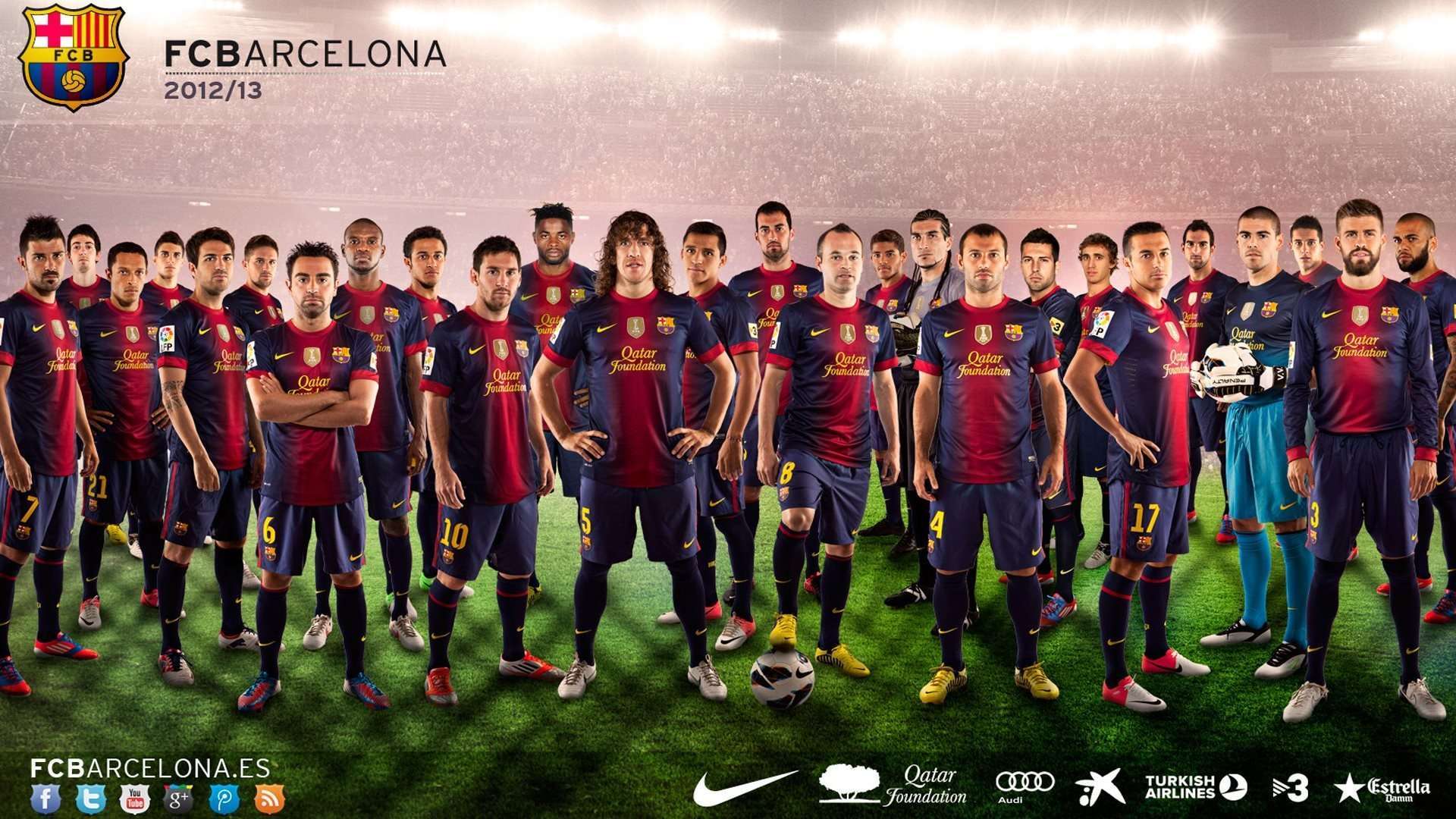 Barcelona FC Team 2 Wallpaper Widescreen. Books Worth Reading