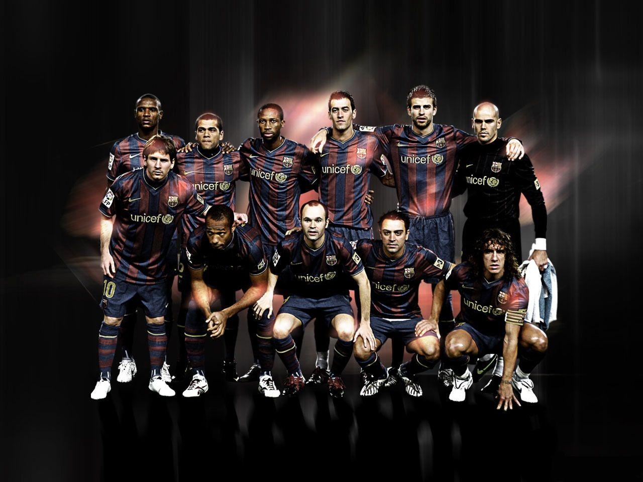 All Wallpaper: FC Barcelona Team Cool HD Wallpaper 2013