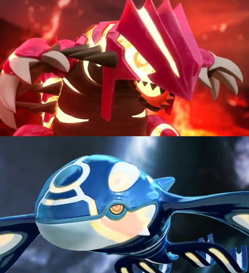 Primal Groudon and Primal Kyogre!