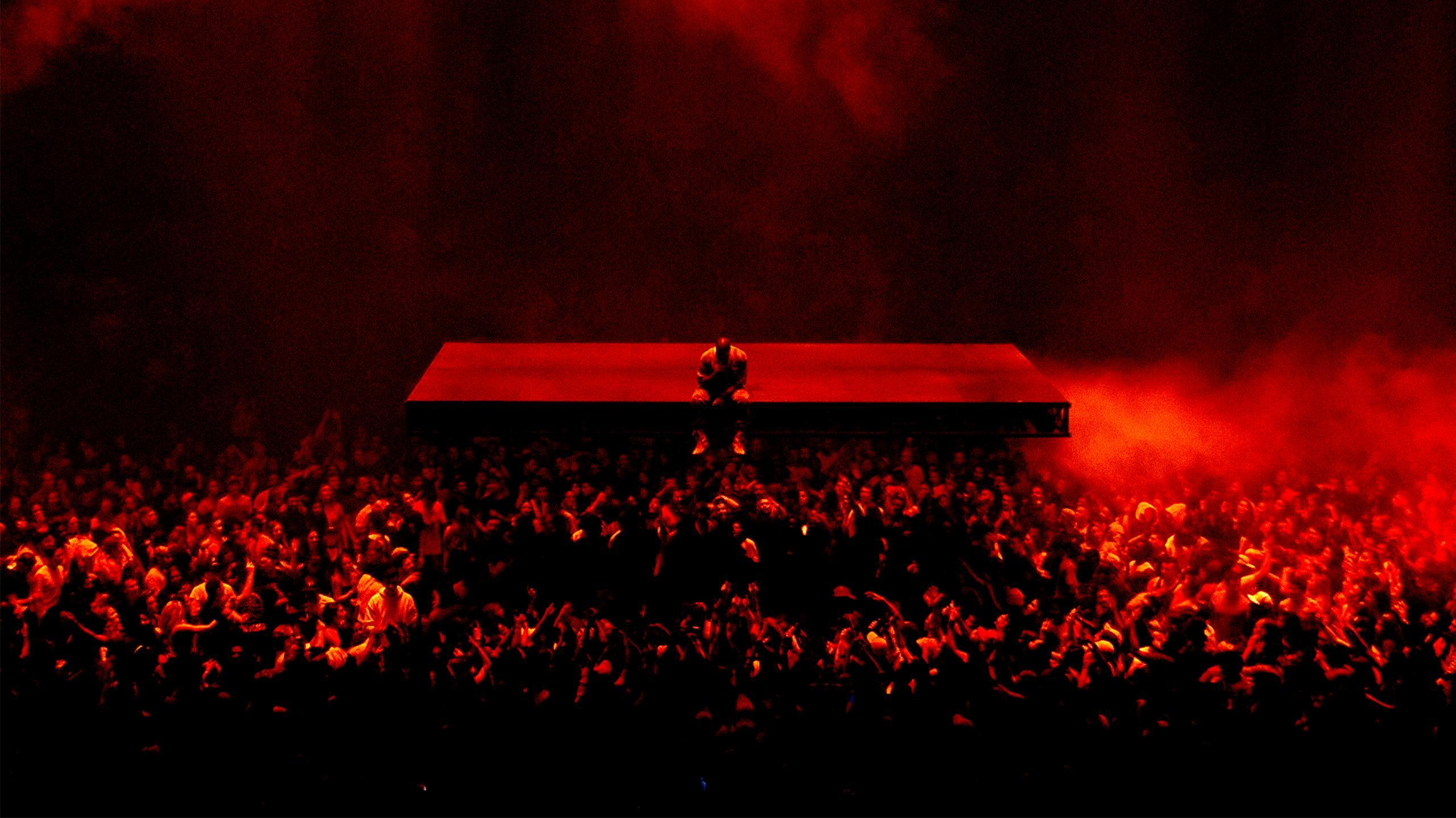 Kanye West tour wallpaper I edited [2560x1440]