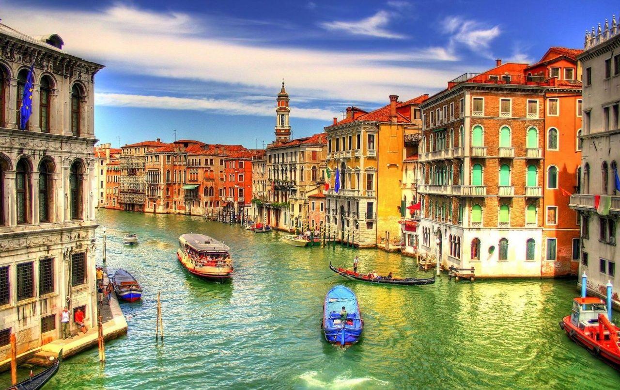 Canal de Venecia fondos de pantalla. Canal de Venecia fotos gratis