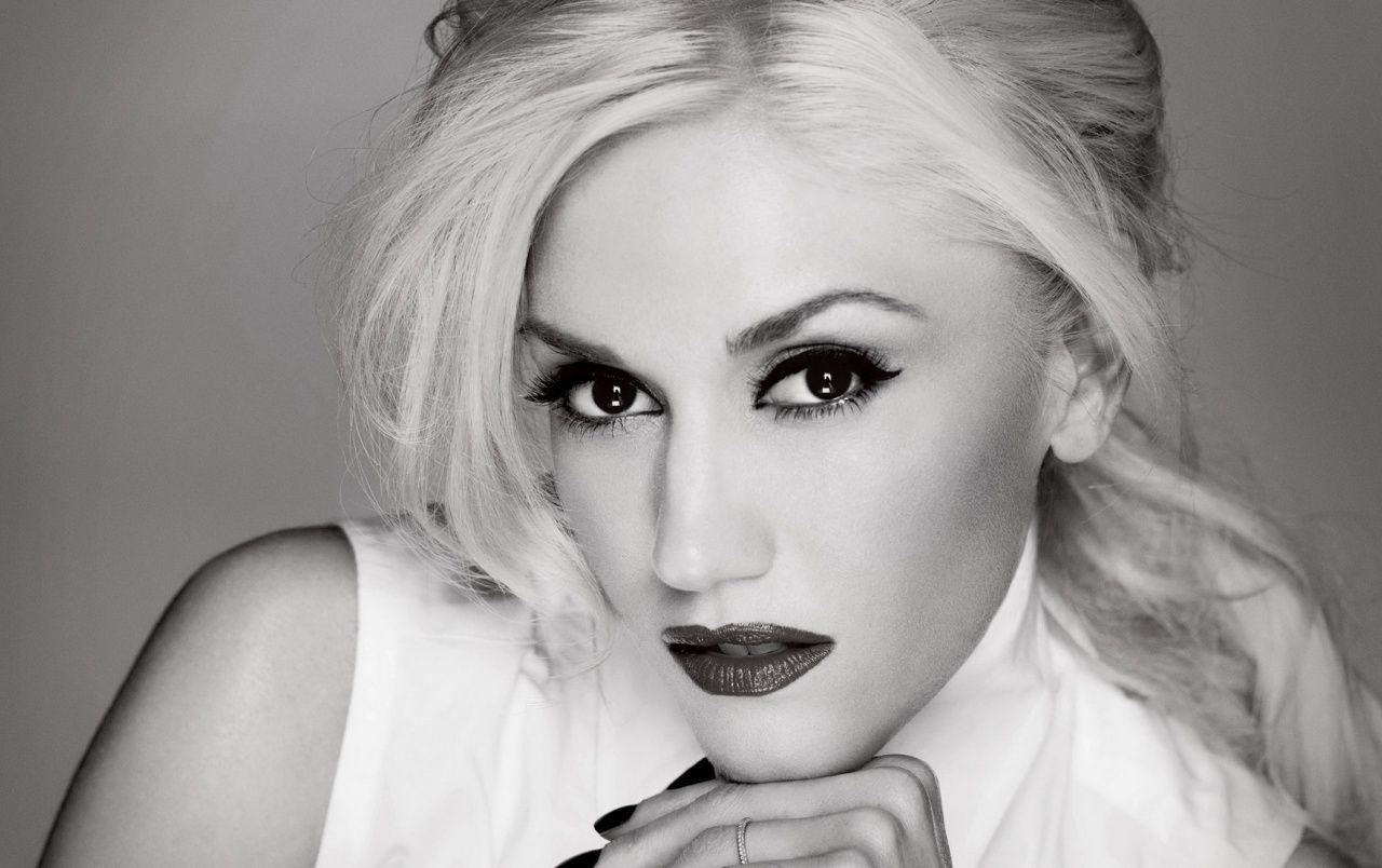 Gwen Stefani Black and White wallpaper. Gwen Stefani Black