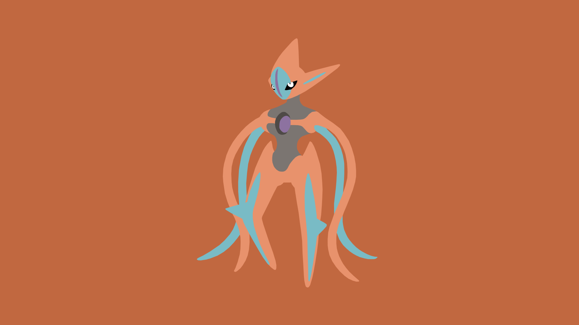 Minimalistic Wallpaper: Deoxys [Attack] (.1)