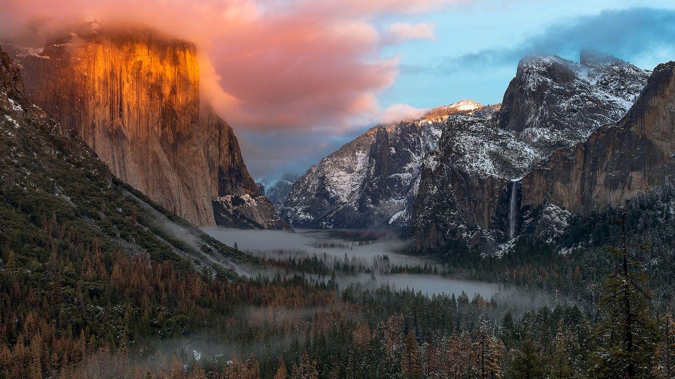 Yosemite National Park Beautiful 1366x768 Resolution HD