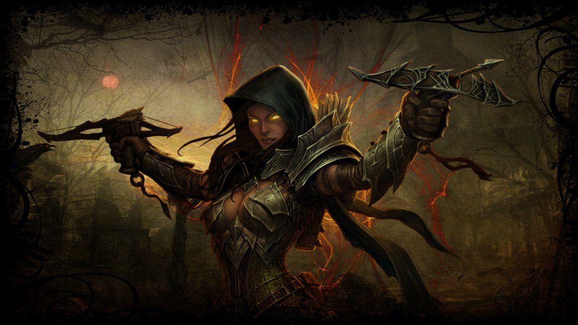 Diablo 3 Demon Hunter (background)