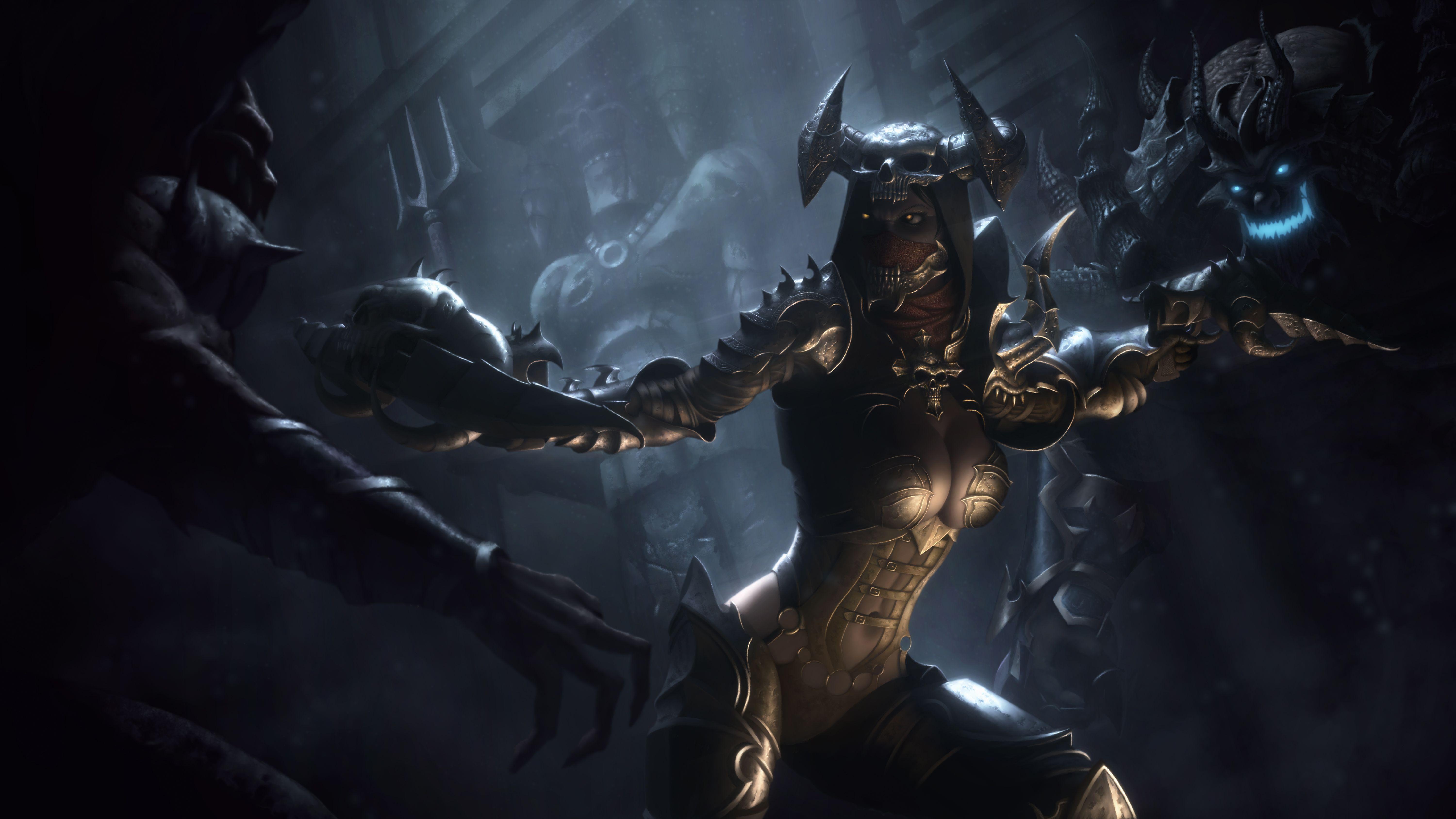 Wallpaper, video games, fantasy art, Diablo III, Demon Hunter